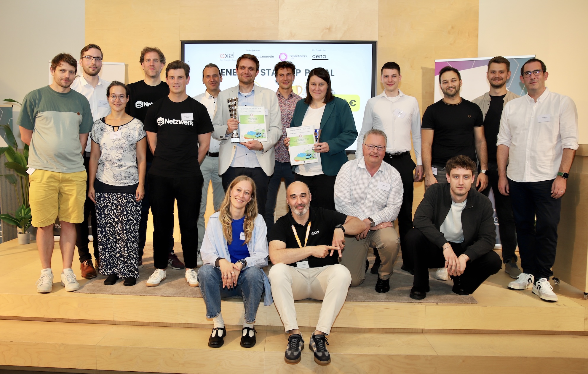 Gruppenbild der teilnehmenden Startups
